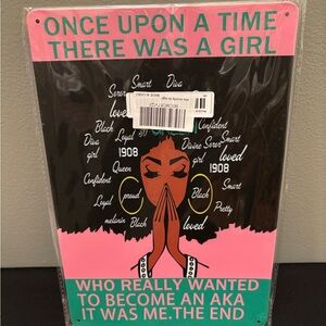 Sorority Plaque 8x12”